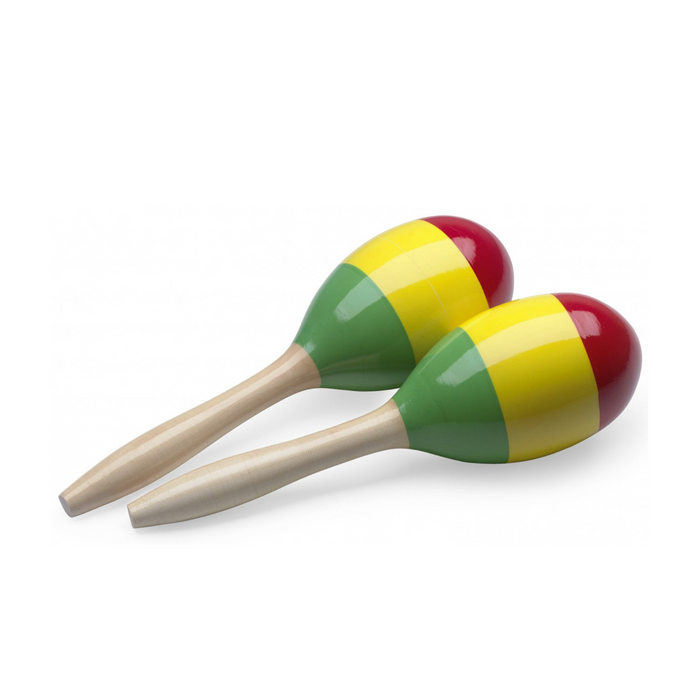MRW-29R Wood Maracas Oval Mexican