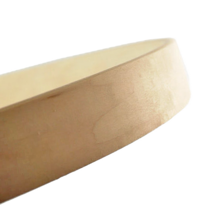 16" Maple Bass Hoop 1.5 inch wide - Raw