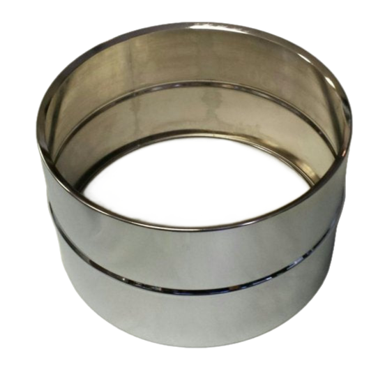 8 x 14 Steel Shell Undrilled Chrome Plated