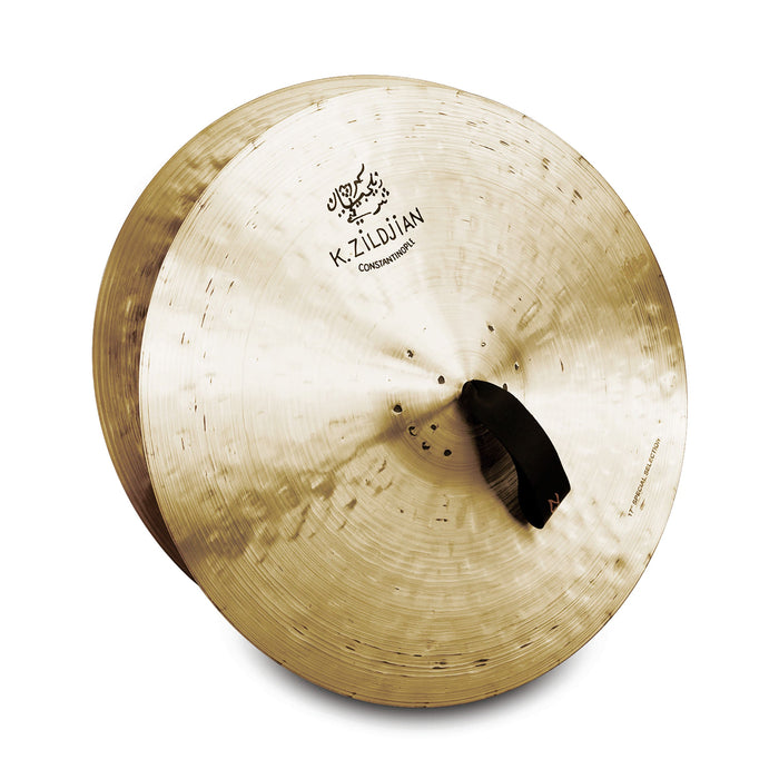 Zildjian 17" K Constantinople Spe. Sele. MH Pair W/Pads Straps & Bag