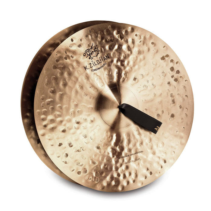 Zildjian 18" K Constantinople Vintage ML Pair W/Pads Straps & Bag