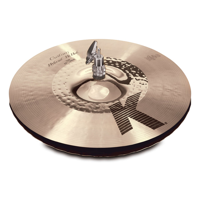Zildjian 13 1/4" K Custom Hybrid Hi Hat Pair - K1213