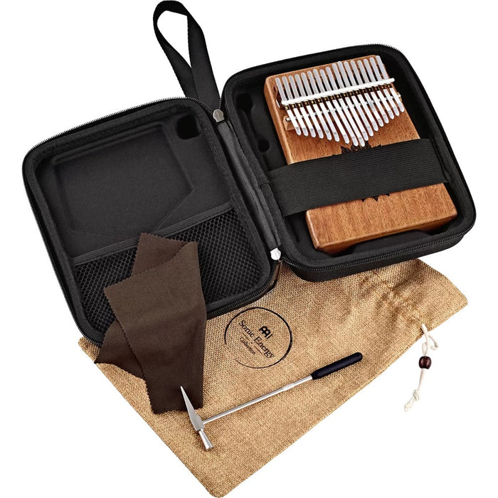 MEINL PERCUSSN KL1708H Sound Hole Kalimba, 17 notes, Mahogany