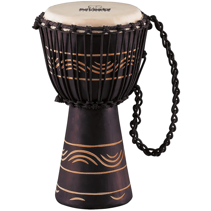 Meinl NINO African Style Rope Tuned Djembe 8" Small Moon Rhythm
