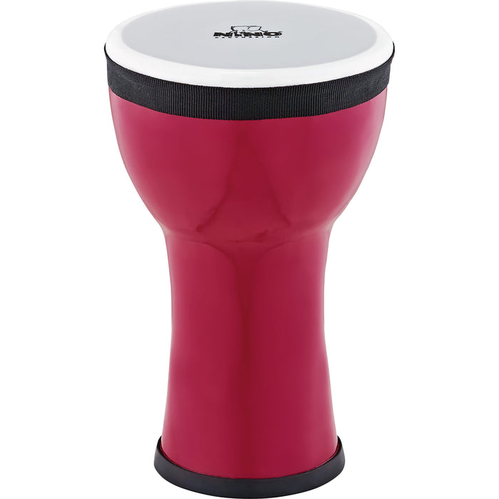 Nino Percussion NINO-EMDJ-BG Elements Mini Synthetic Djembe, Bubble Gum