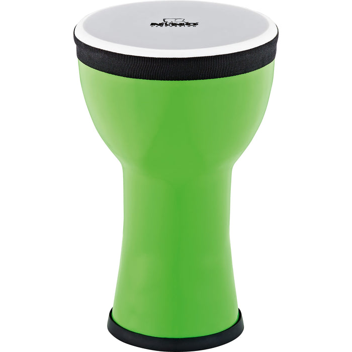 Nino Percussion NINO-EMDJ-GA Elements Mini Synthetic Djembe, Green Apple