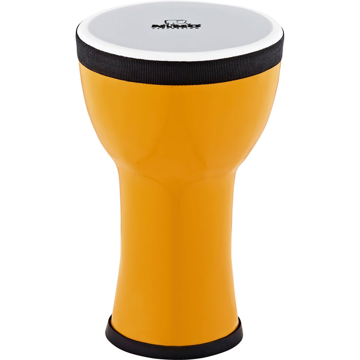 Nino Percussion NINO-EMDJ-LE Elements Mini Synthetic Djembe, Lemon