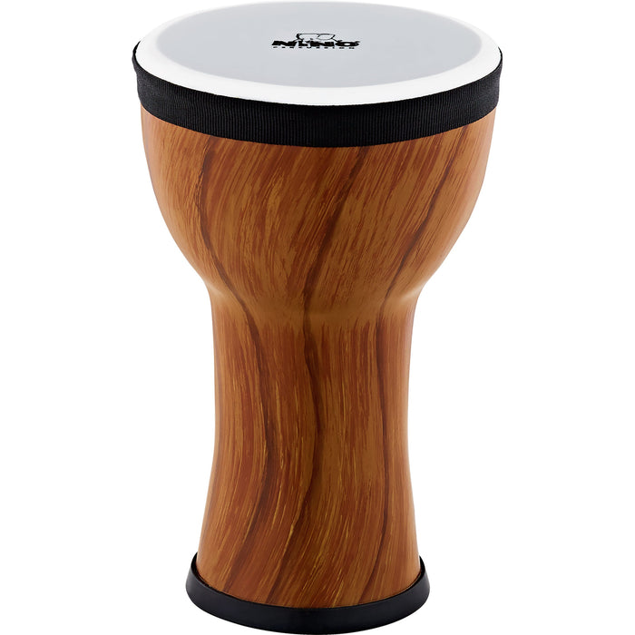 Nino Percussion NINO-EMDJ-TA Elements Mini Synthetic Djembe, Twisted Amber