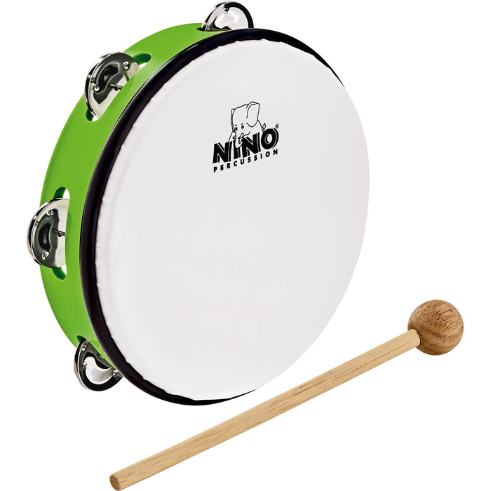 Meinl NINO ABS 8" Jingle Drum, Grass-Green