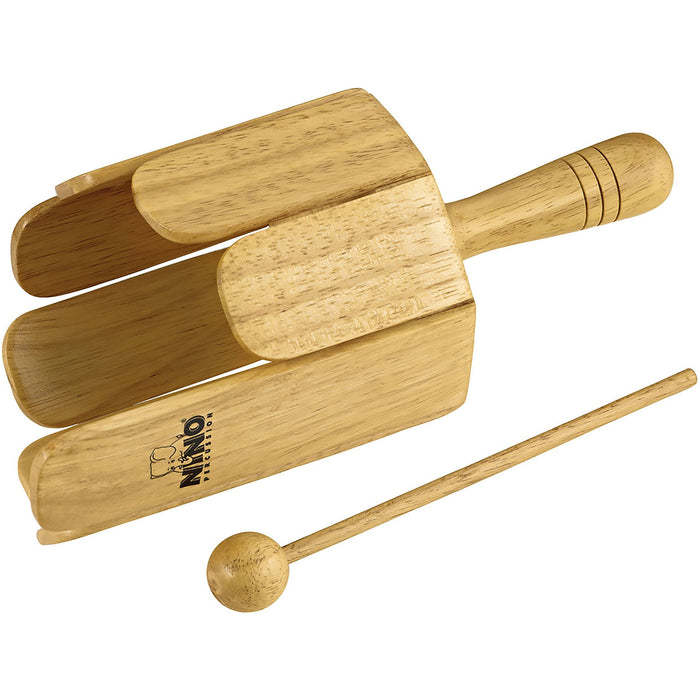 Meinl NINO Wood Stirring Drum With Handle & Beater Natural
