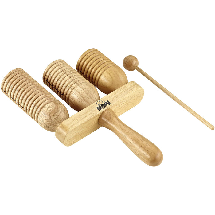 Meinl NINO Wood A Go Go's 3 rows Natural