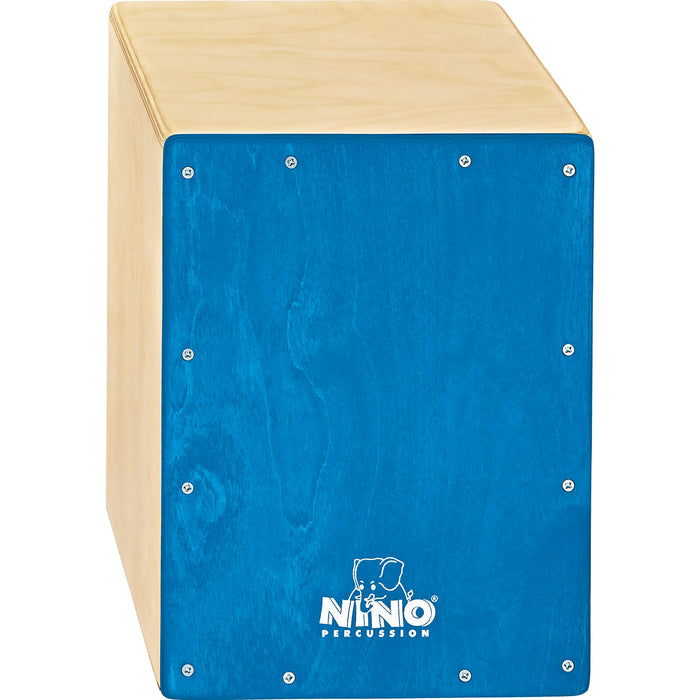 Meinl NINO Cajon Birch 9 3/4" L x 13" H x 9 1/2" D - Birch Blue