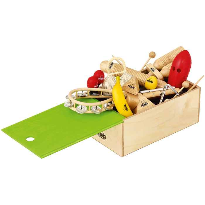 NINO Rhythm Set of 15 Pieces, with Wooden Storage Box
