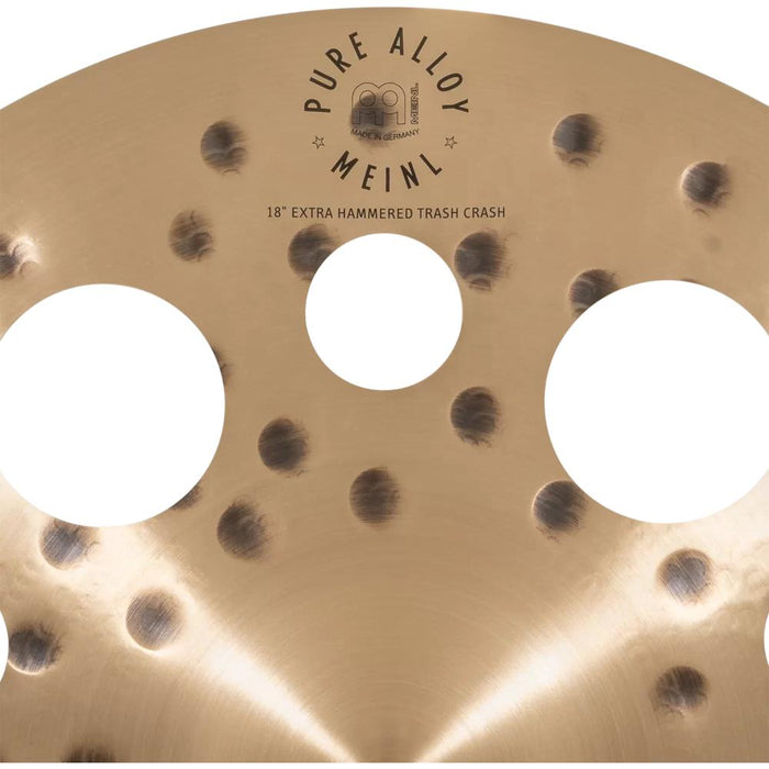Meinl Pure Alloy Extra Hammered Trash Crash Cymbal 18"