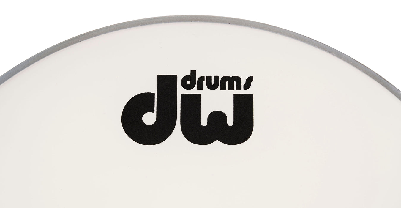 DW Bass Drum Logo Sticker Black