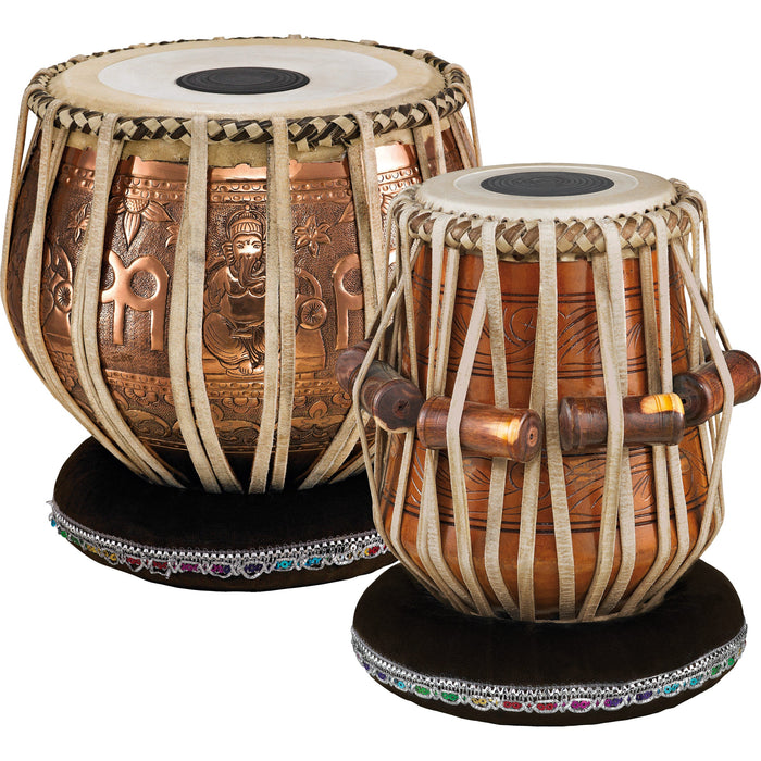 Meinl Professional Tabla 5 1/2" Dayan & 9" Baya, with Head Covers