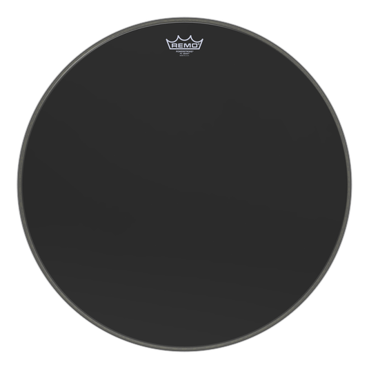 REMO 22" Powerstroke 3 P3 Ebony Bass Drumhead