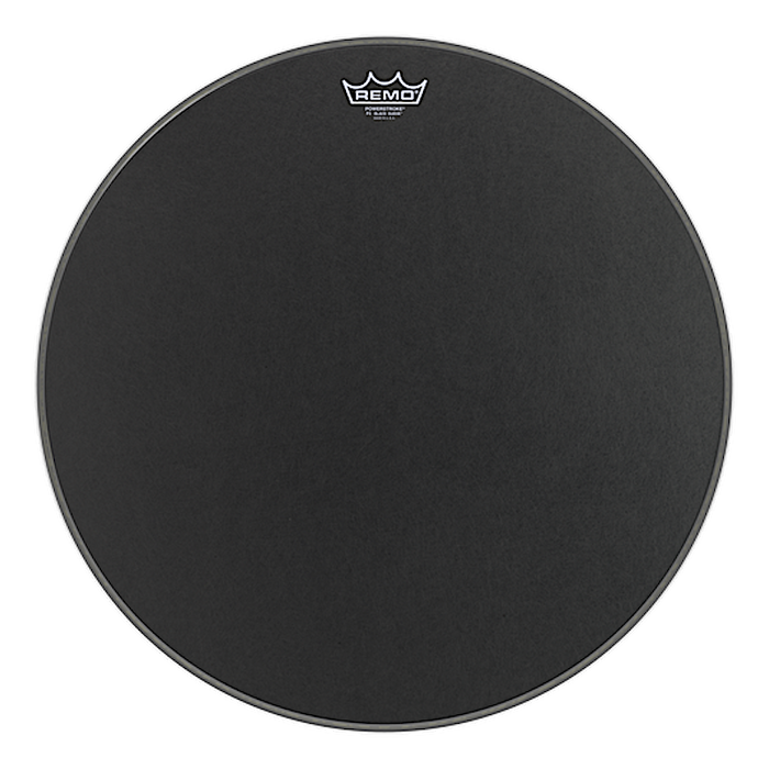 REMO Powerstroke 3 P3 Black Suede 22 Inch Bass Drum Head