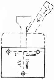 Strainer - Modern Small  BRASS  S-1BR
