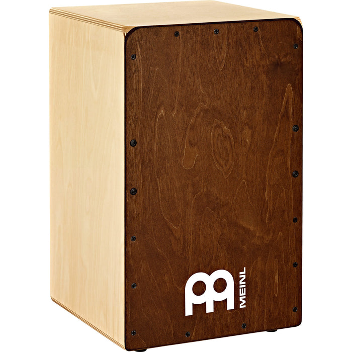 Meinl 11 3/4" X 19 3/4" Snarecraft Cajon, Almond Birch Frontplate