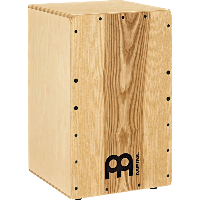 Meinl 11 3/4" X 19 3/4" Snarecraft Cajon, Heart Ash Frontplate