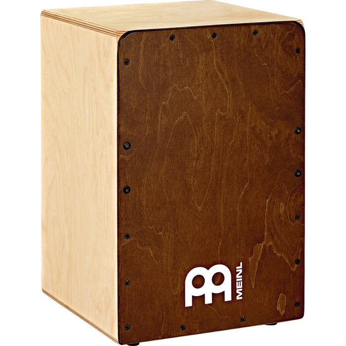 Meinl 11 3/4" X 18" Snarecraft Cajon, Almond Birch Frontplate