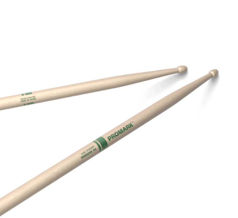 ProMark Rebound 5A Raw Hickory Drumstick, Acorn Wood Tip
