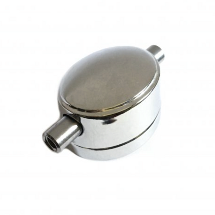 Snare Drum Lug - Oval With Deco Lines Chrome DC-05