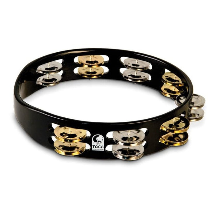 Toca ColorSound Pandereta 10 pulgadas Negro Doble Fila