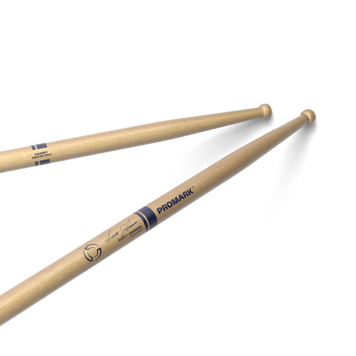 ProMark Scott Johnson Scooter Hickory Drumstick, Wood Tip