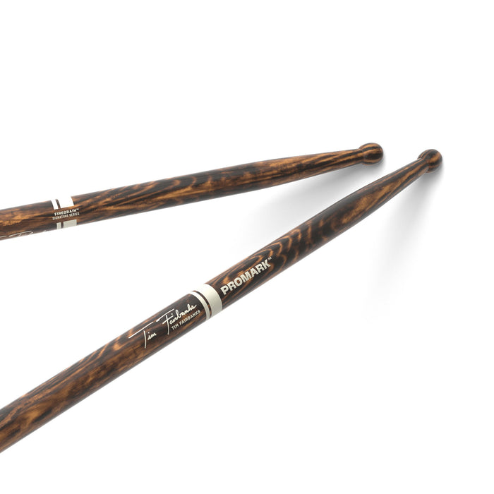 ProMark Tim Fairbanks FireGrain Hickory Drumstick, Wood Tip