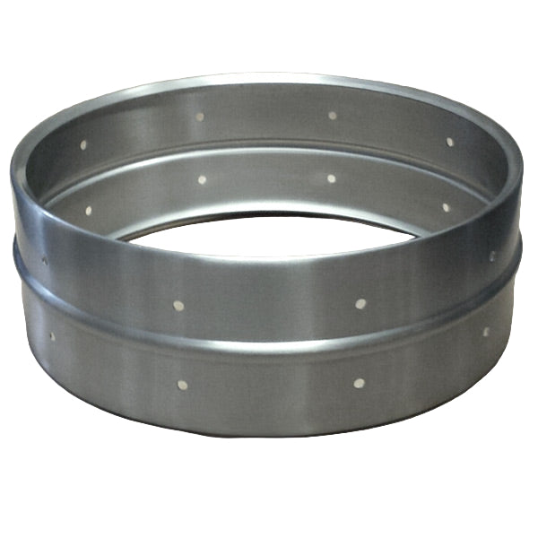 Brushed Aluminum Shell Drilled 10 lug - 5 x 14