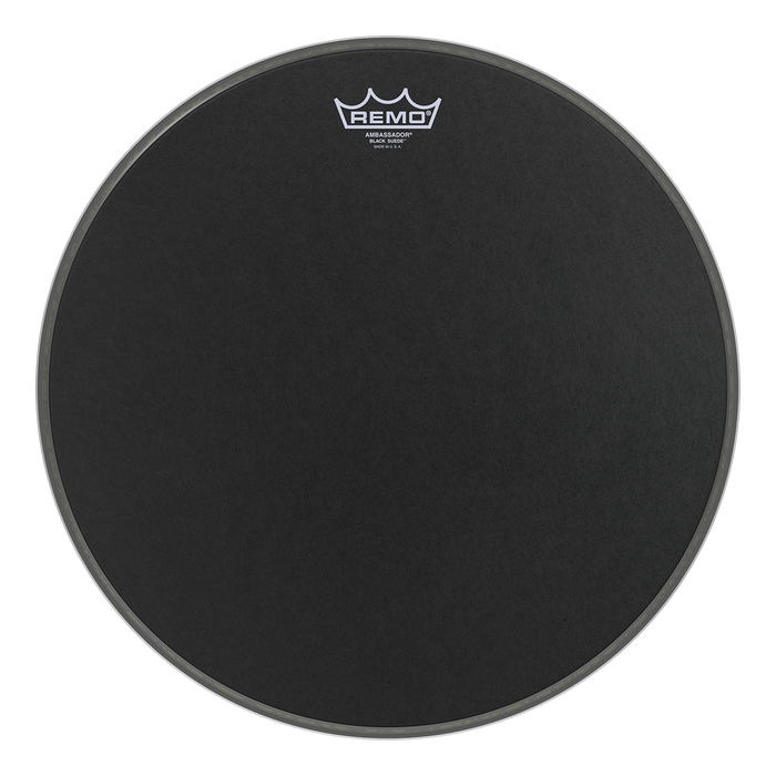Remo 14" AMBASSADOR BLACK SUEDE Drum Head