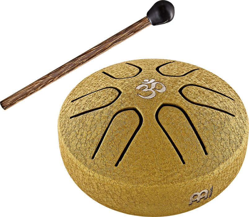 MEINL Sonic Energy Pocket Steel Tongue Drum A Major 6 Notes - Gold SMALL 3"