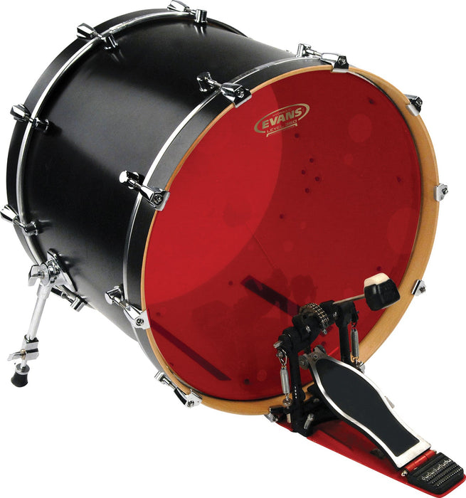 Evans 20" Hydraulic Red Bass Drum Head