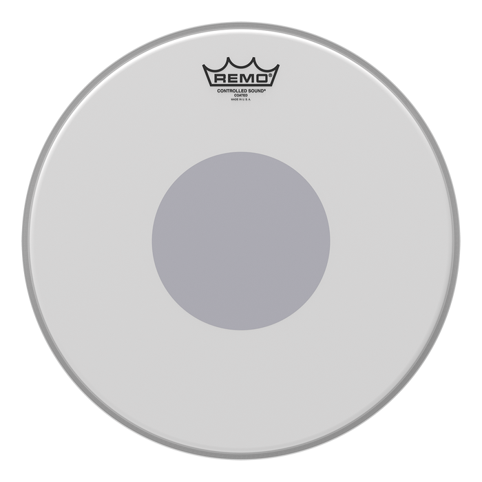 Remo 13" CONTROLLED SOUND Coated with Bottom BLACK DOT Drum Head