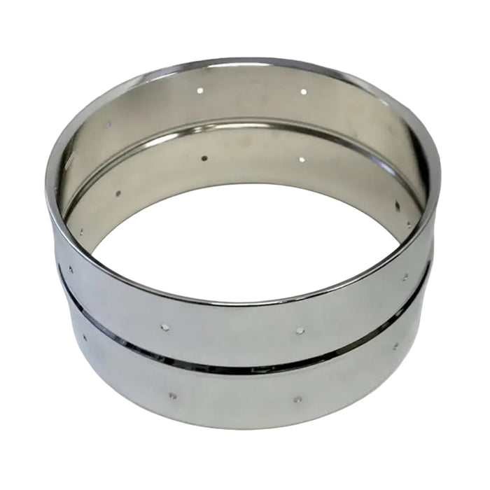 Chrome over Steel Shell Drilled 10 lug - 5 x 14
