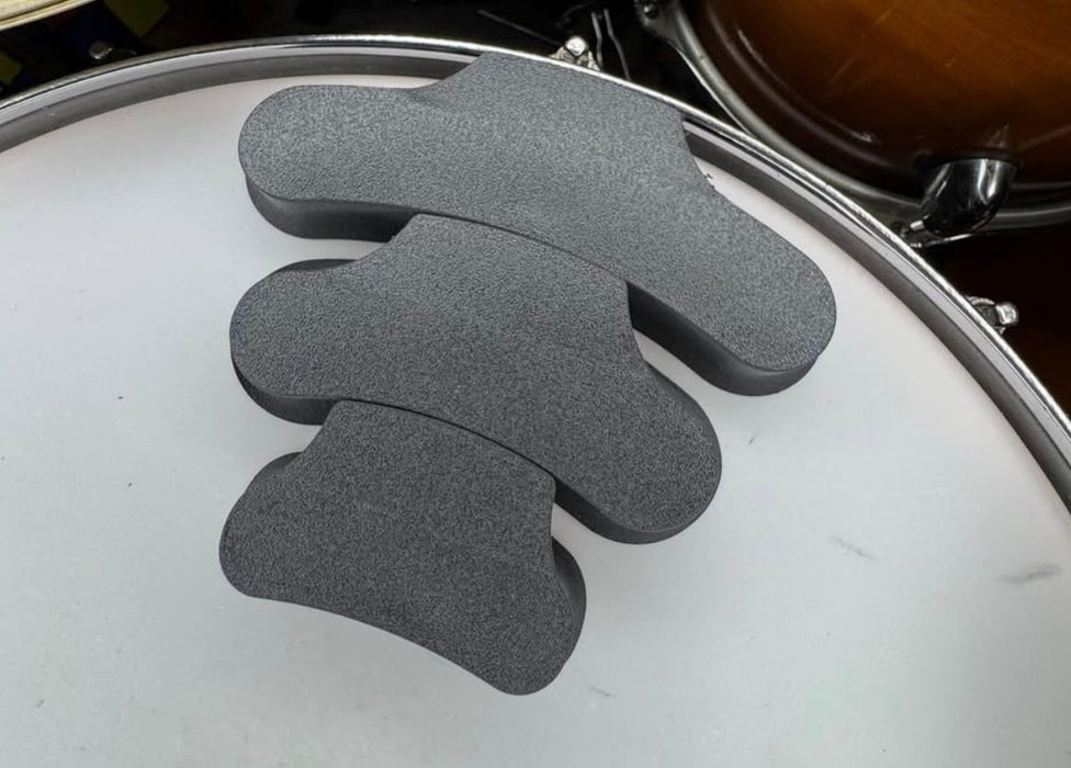 SNAREWEIGHT M80 ホワイト レザー ドラム トーン コントロール ダンパー