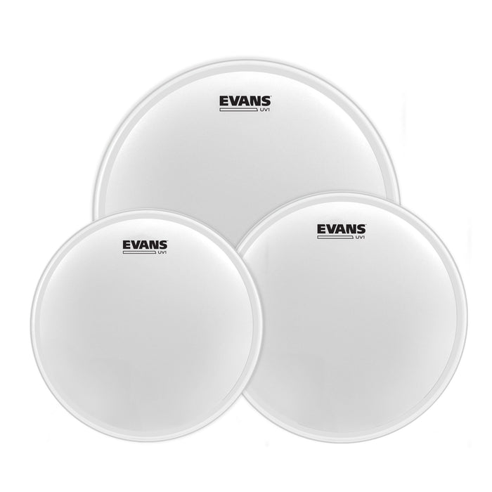Evans UV1 Coated Tom Pack-Standard 12", 13", 16"