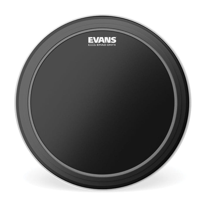Evans 22" EMAD Onyx BLACK Bass Drum Head