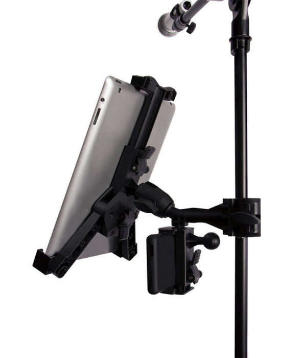 On-Stage Stand DUAL Tablet / Smart Phone Mount TCM1500