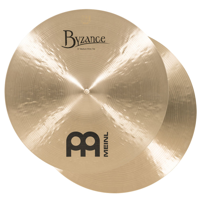 Meinl Byzance Traditional 15" Medium Hihat pair - B15MH