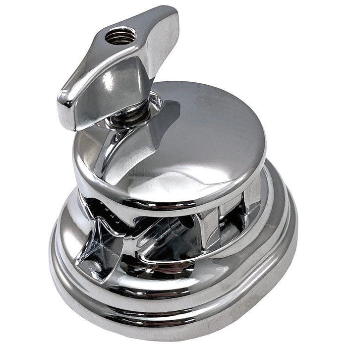 Tom Bracket - Deluxe - Round Hinged  - Chrome