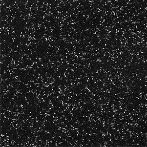 Glass Glitter Wrap : True Black - Full Sheet