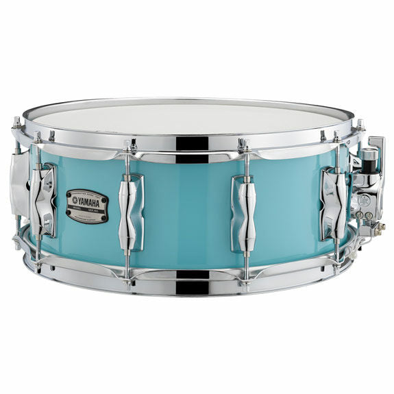 USED MINT Yamaha Recording Custom Snare Drum - 5.5 x 14 inch - Birch Surf Green