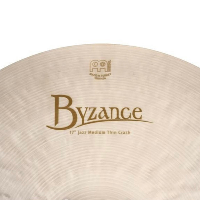 Meinl Byzance 17” Jazz Medium Thin Crash Cymbal