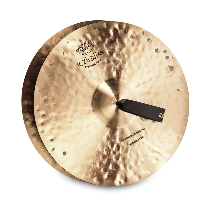 Zildjian 16" K Constantinople Vintage ML Pair W/Pads Straps & Bag