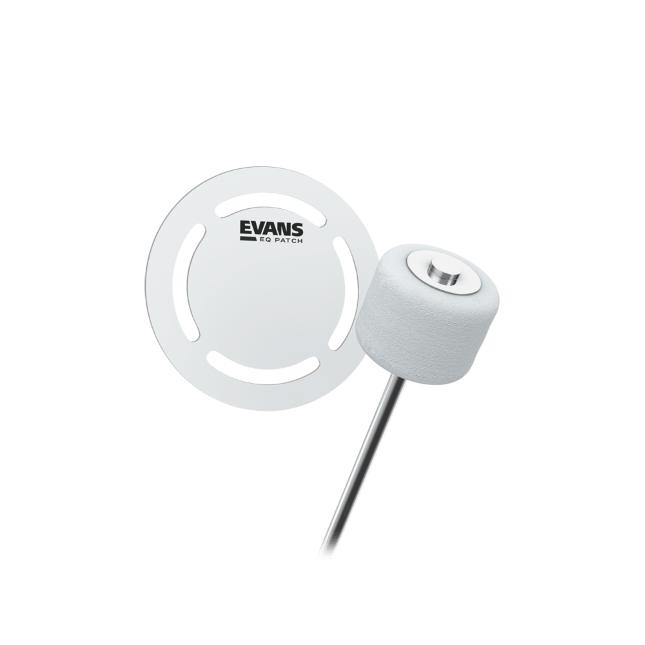 Parche de pedal único Evans AF - Blanco