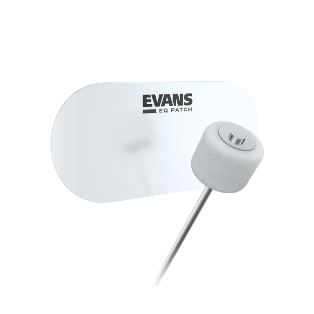 Evans EQ Double Pedal Patch - Clear Plastic