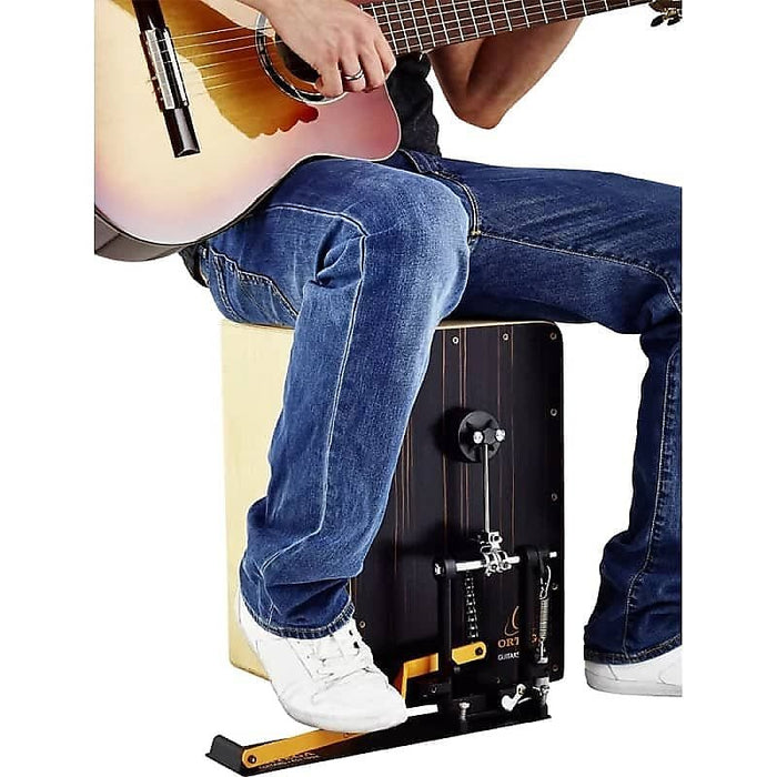 Ortega OSTBCJ-BU Percussion Series Stomp Box Cajon Bundle with Gig Bags